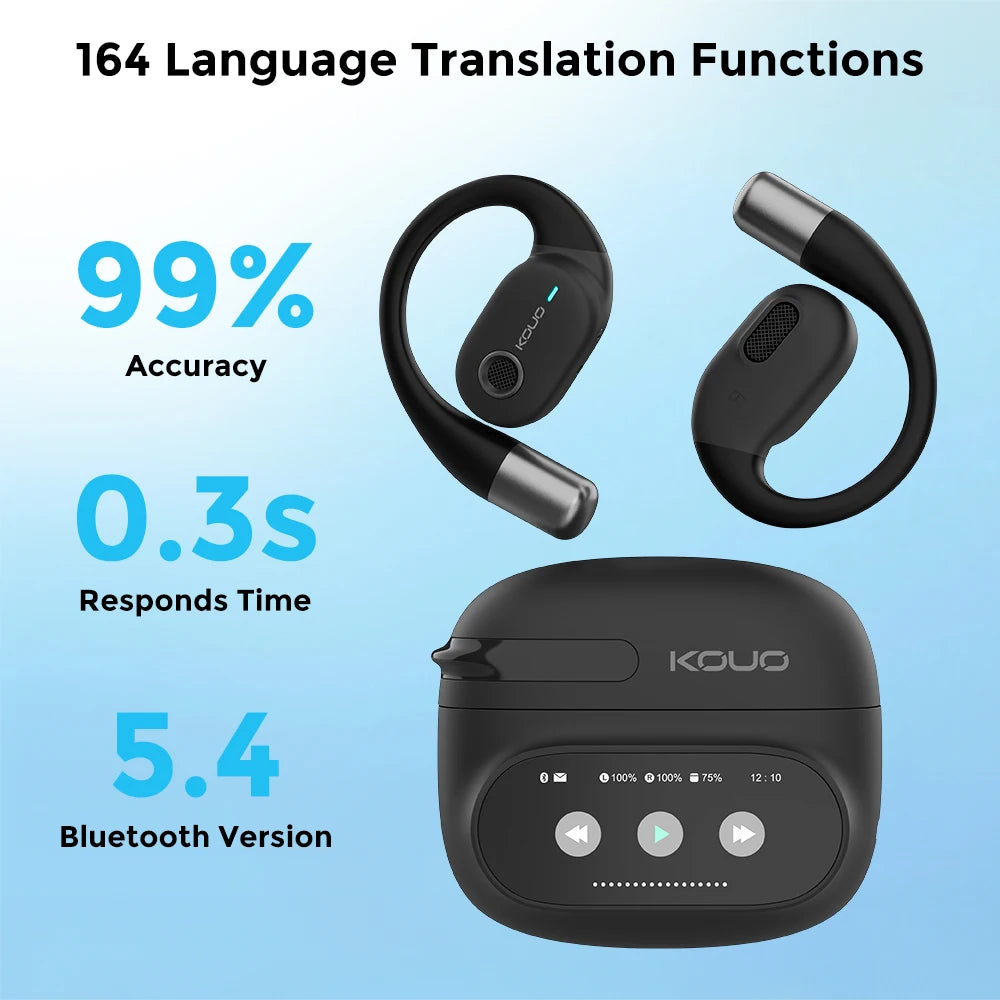 164-Language Instant Translation Wireless Bluetooth Earbuds