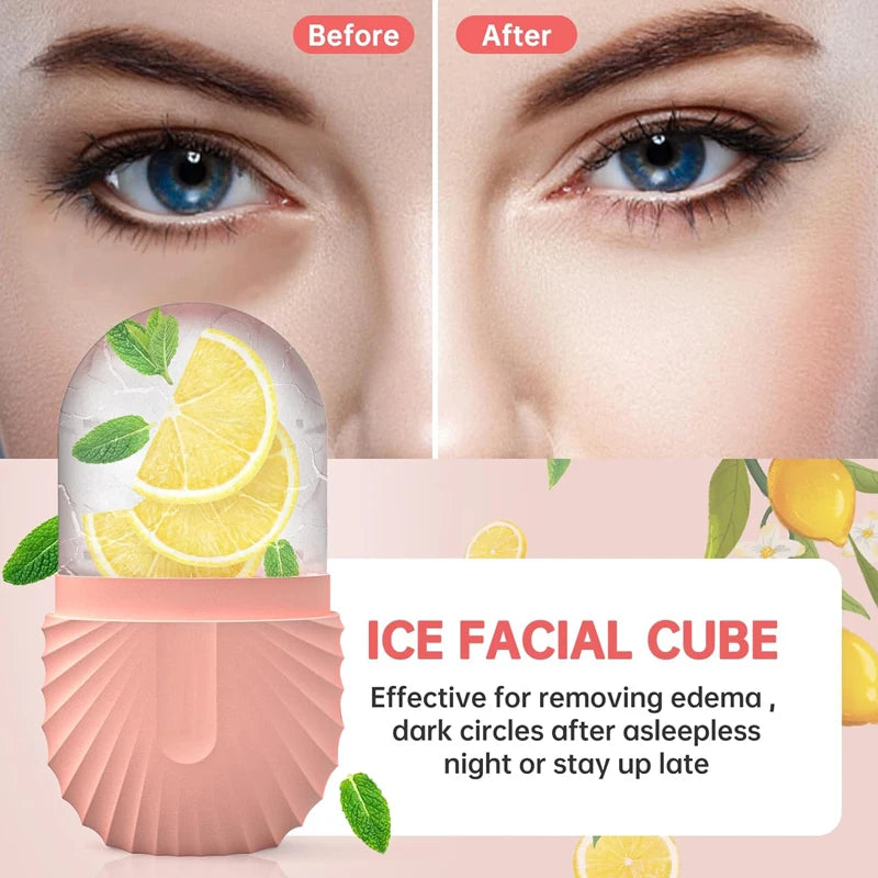 Silicone Ice Face Roller – Puffiness & Pore-Reducing Facial Tool
