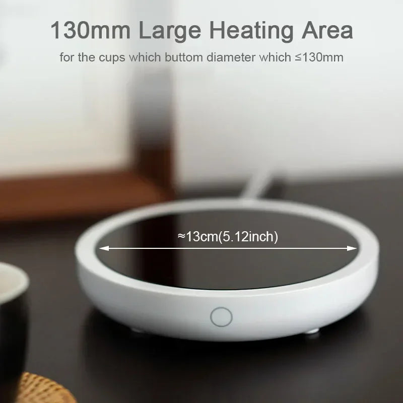 Electric Coffee Mug Warmer – 80°C Heating Plate for Desk Use