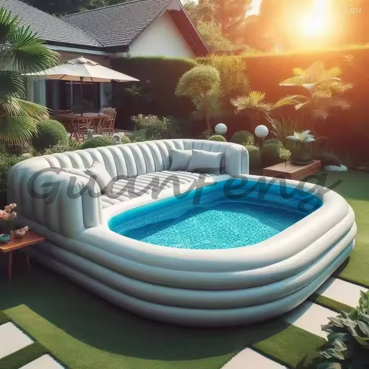 Cartmela Customized Inflatable Pool with Sofa