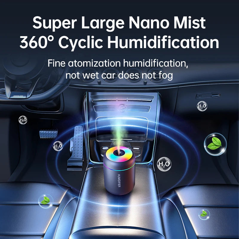 180ML Mini USB Air Humidifier – Essential Oil Aroma Diffuser