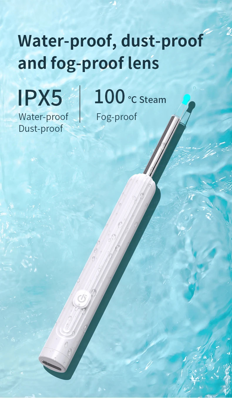 Smart Visual Ear Cleaner with Camera & LED Light for Ear Wax Removal