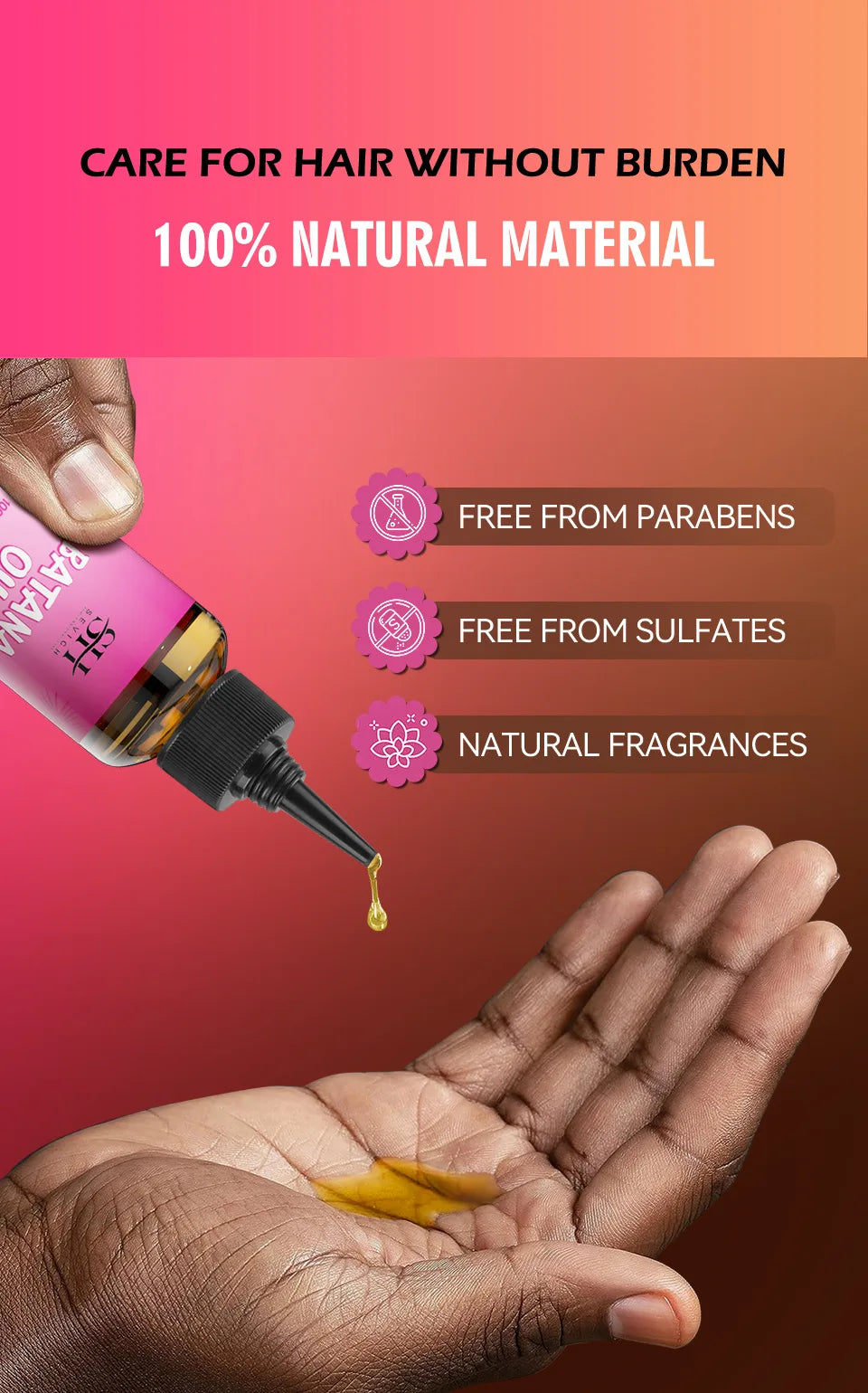 100% Pure Batana Oil for Hair Growth