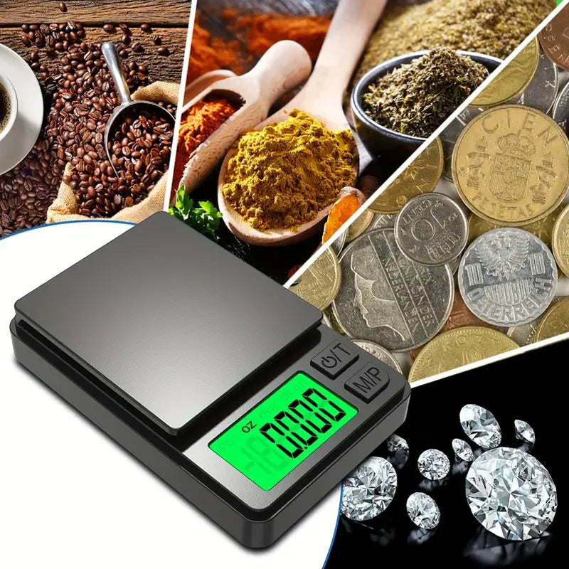 Precision Pocket Scale 1000g X 0.1g – Digital Scale for Food, Travel