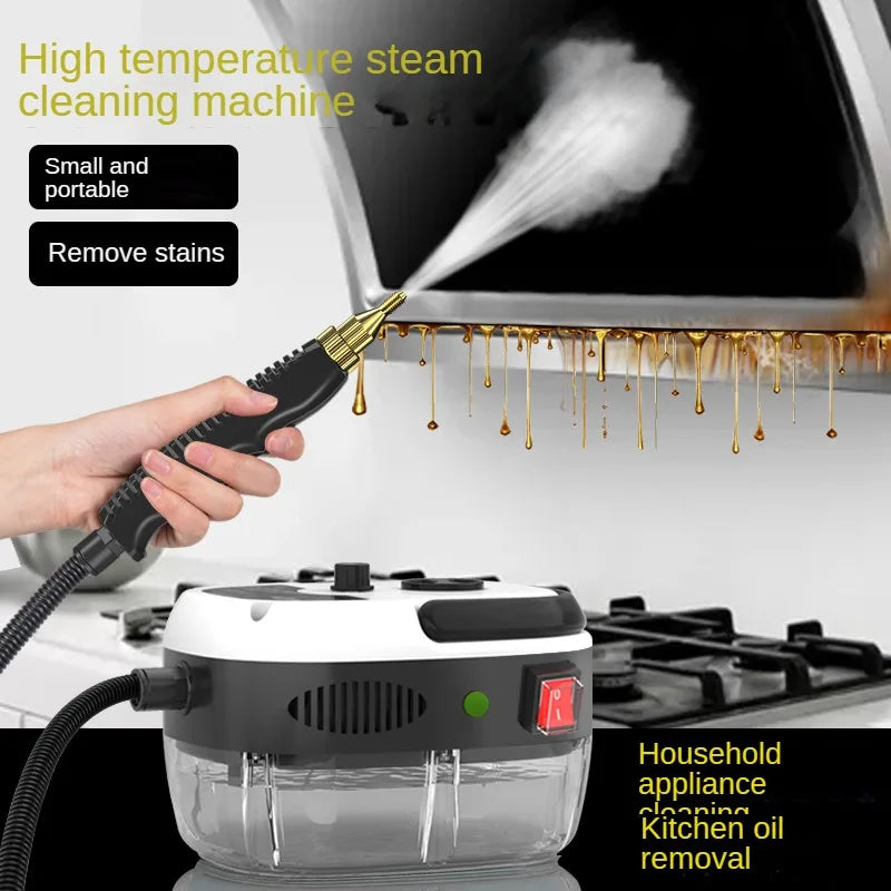 High Temp Steam Cleaner–Home & Car Steaming Device with 110V/220V Plug