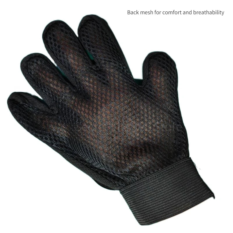 Pet Grooming Glove – Deshedding Brush & Bath Massage Tool for Cats & Dogs