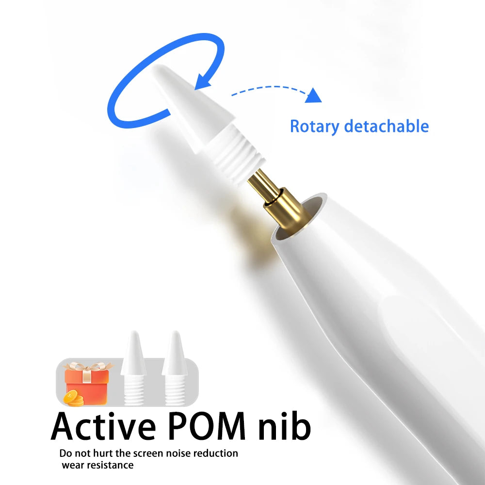 Stylus Pen for iPad – Palm Rejection & Power Display Compatible