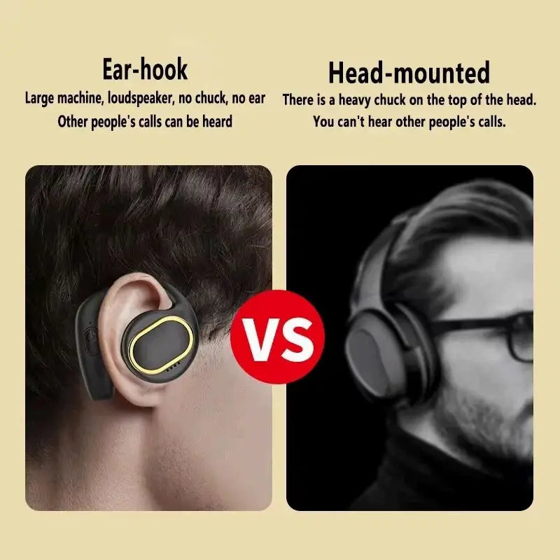 G19 Open-Ear Bluetooth Headset – Air Conduction Wireless Earhook