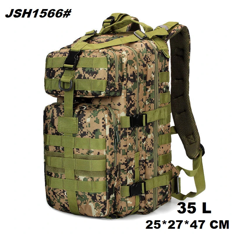 Tactical Backpack – Small Gym, Travel & Hiking Bag with Molle System