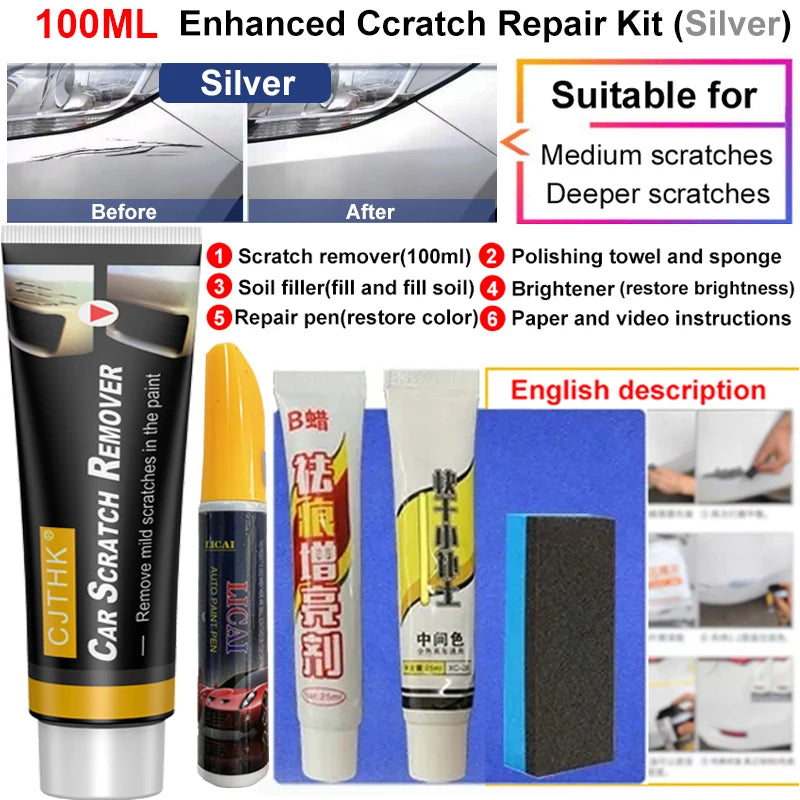 Car Scratch Remover & Polishing Compound for Auto Body Repair