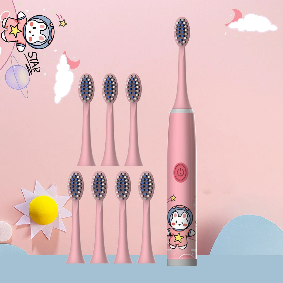 Kids Electric Toothbrush Cartoon Design