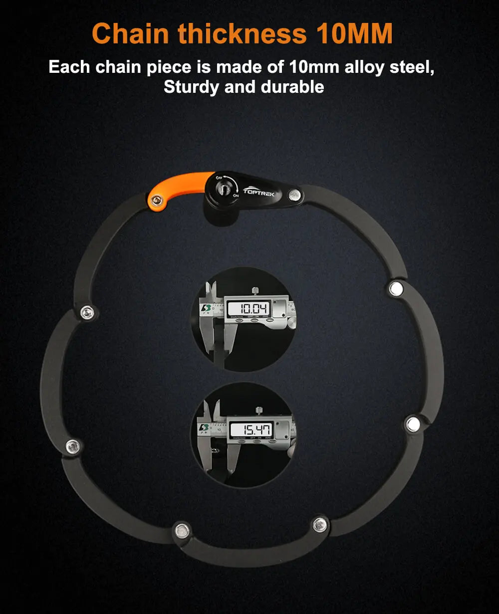 Foldable Bicycle Lock – High Security Anti-Theft Bike Accessory