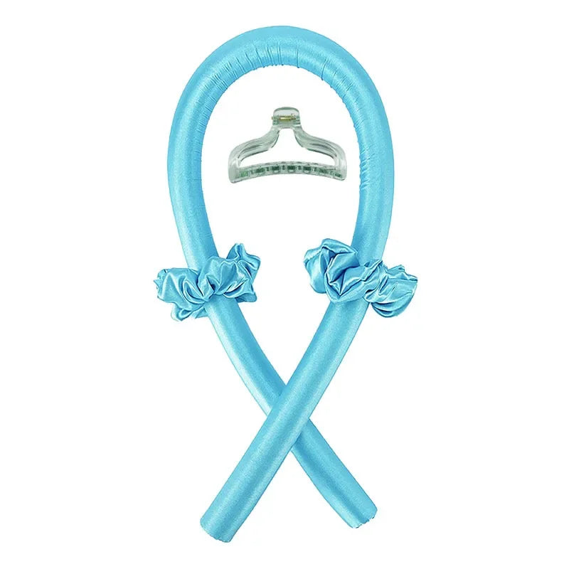 Silk Heatless Curling Rod – No-Heat Ribbon Hair Roller Headband