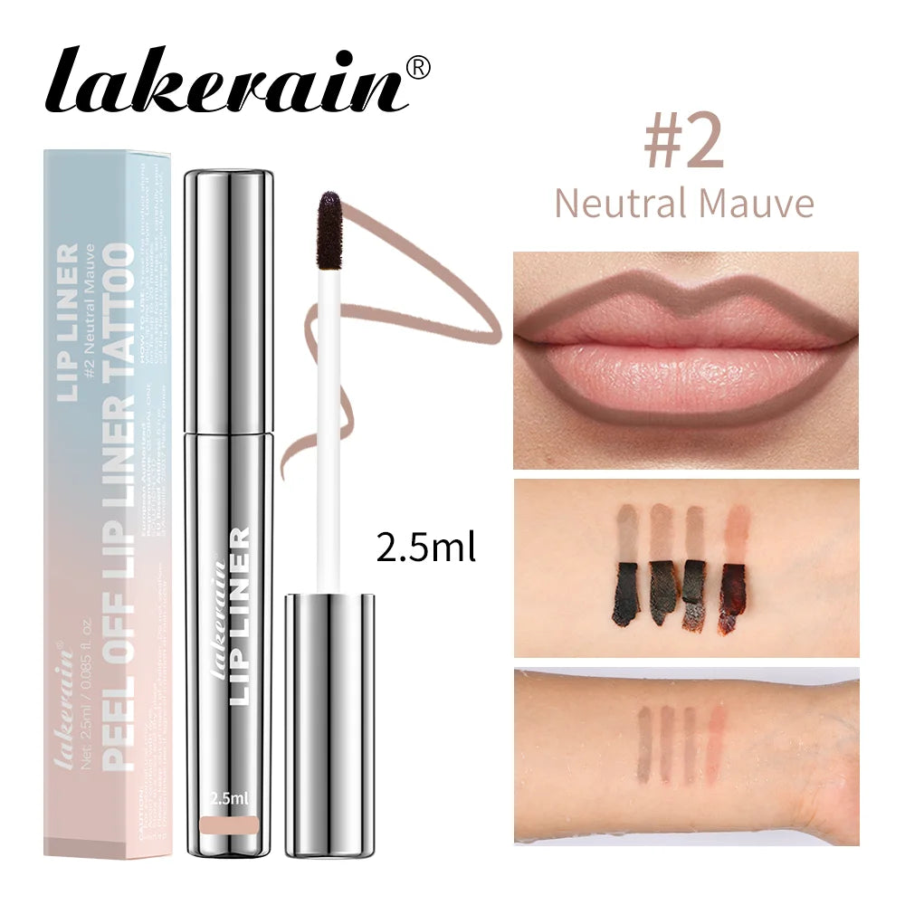 Peel-Off Tattoo Lip Tint – Waterproof Long-Lasting Matte Lip Stain