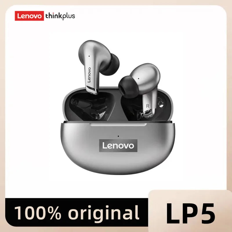 Lenovo LP5 TWS Bluetooth Earbuds | 9D HiFi Stereo Wireless Audio