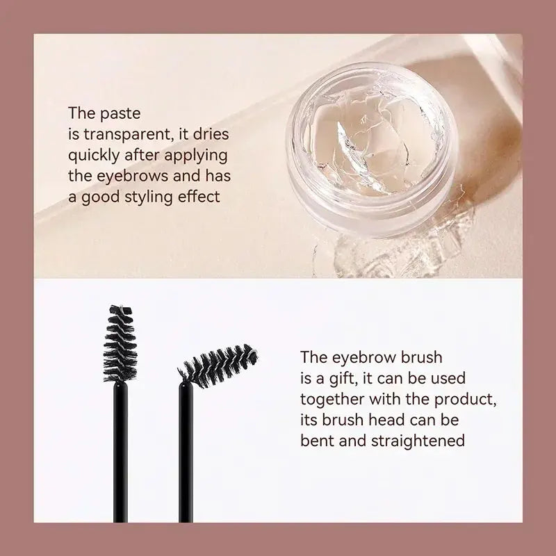 Waterproof 3D Eyebrow Styling Cream – Quick-Dry Brow Sculpt Gel