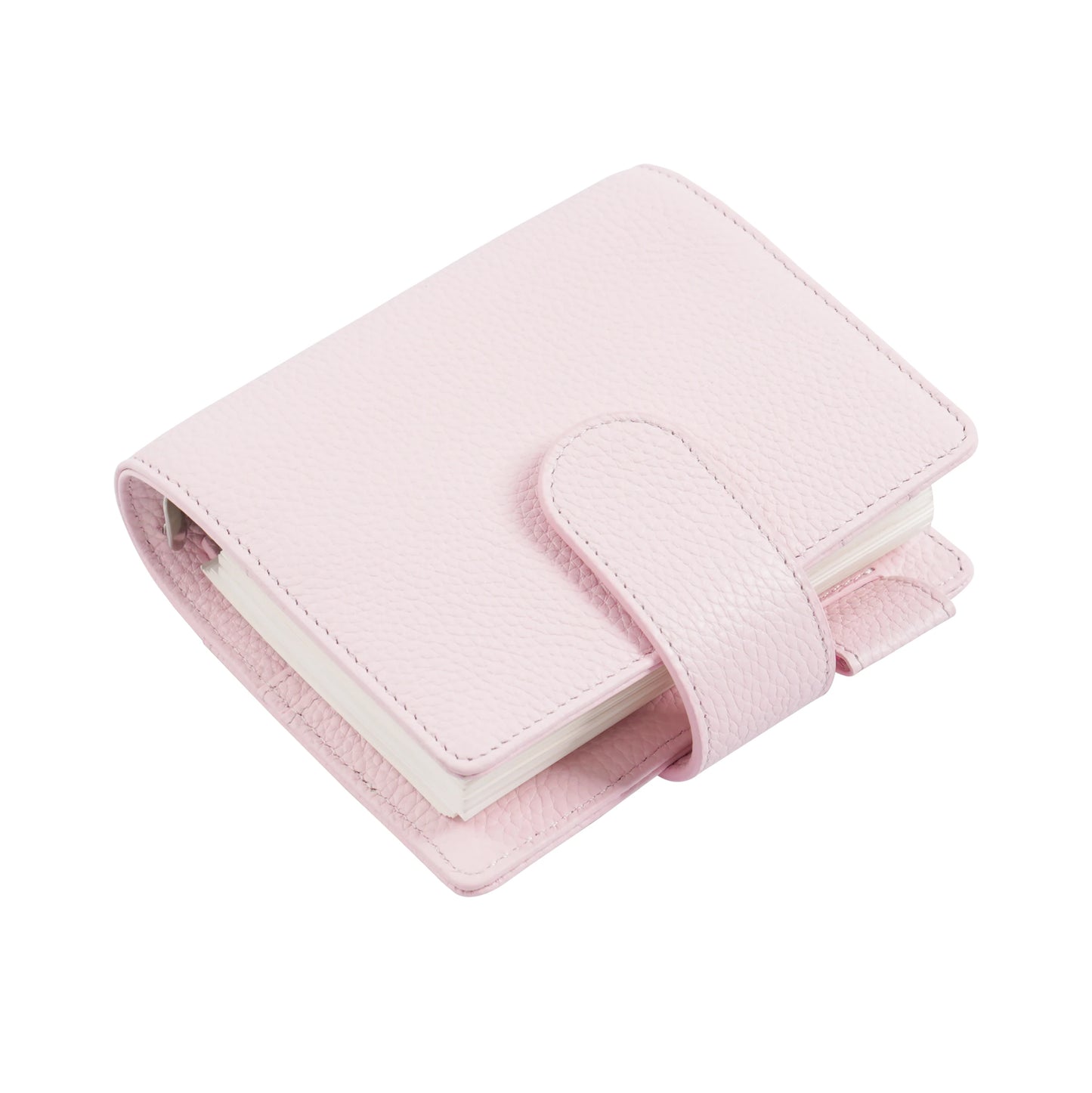 Elite Pocket A7 Rings Planner Cover – Pebbled Grain Leather, 25mm Rings