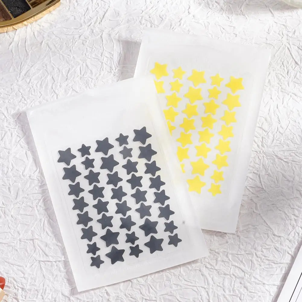 40pcs Star-Shaped Pimple Patches – Cute, Colorful & Invisible Care