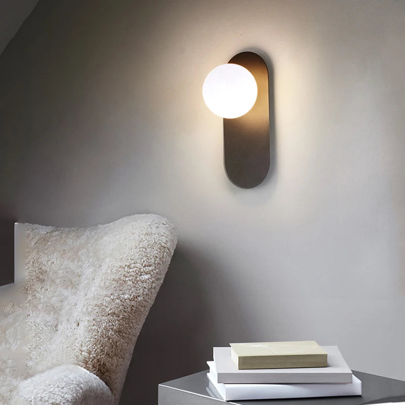 Interior LED Wall Lamp with G9 Bulb – Black & Gold Wall Sconce