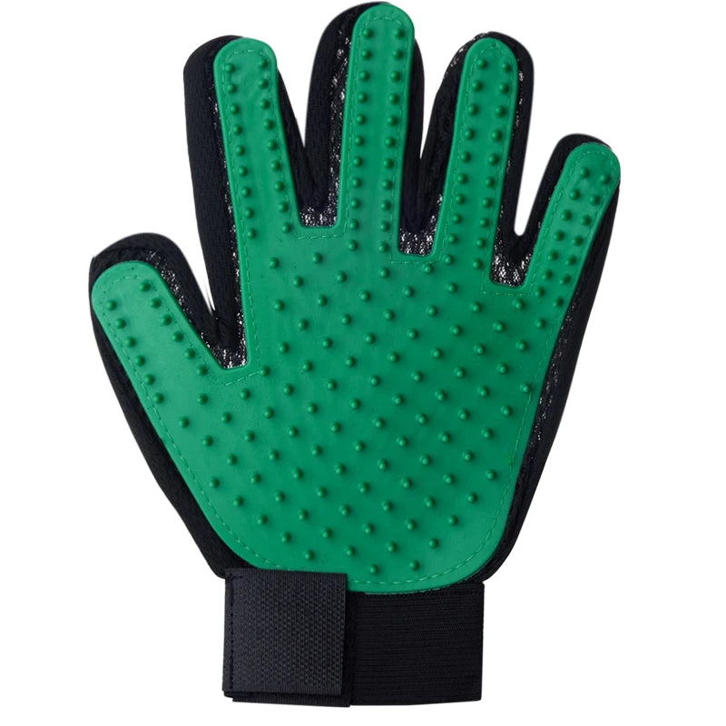 Pet Grooming Glove – Deshedding Brush & Bath Massage Tool for Cats & Dogs