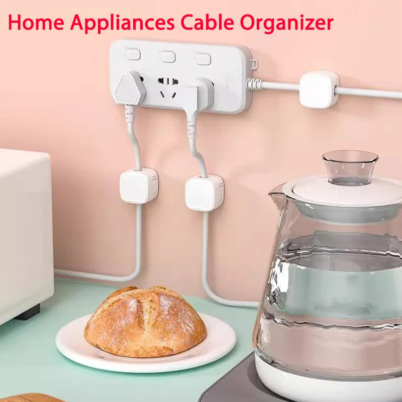 Magnetic Cable Clips – Adhesive Cord Organizer for Desk & Home
