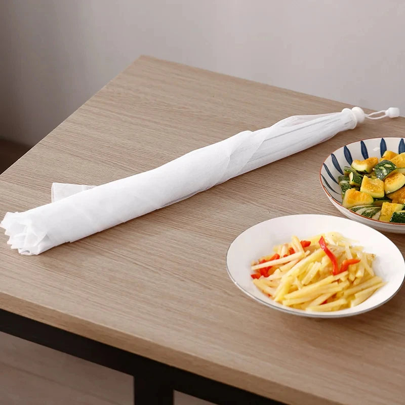 Foldable Mesh Food Cover – Washable Insect-Proof Dish Protector