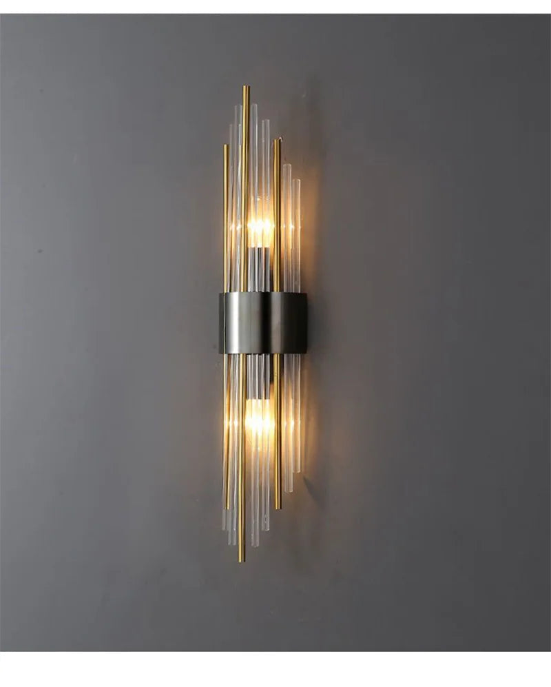 Luxury LED Wall Lamp - Modern Gold Wall Sconce for Living Room