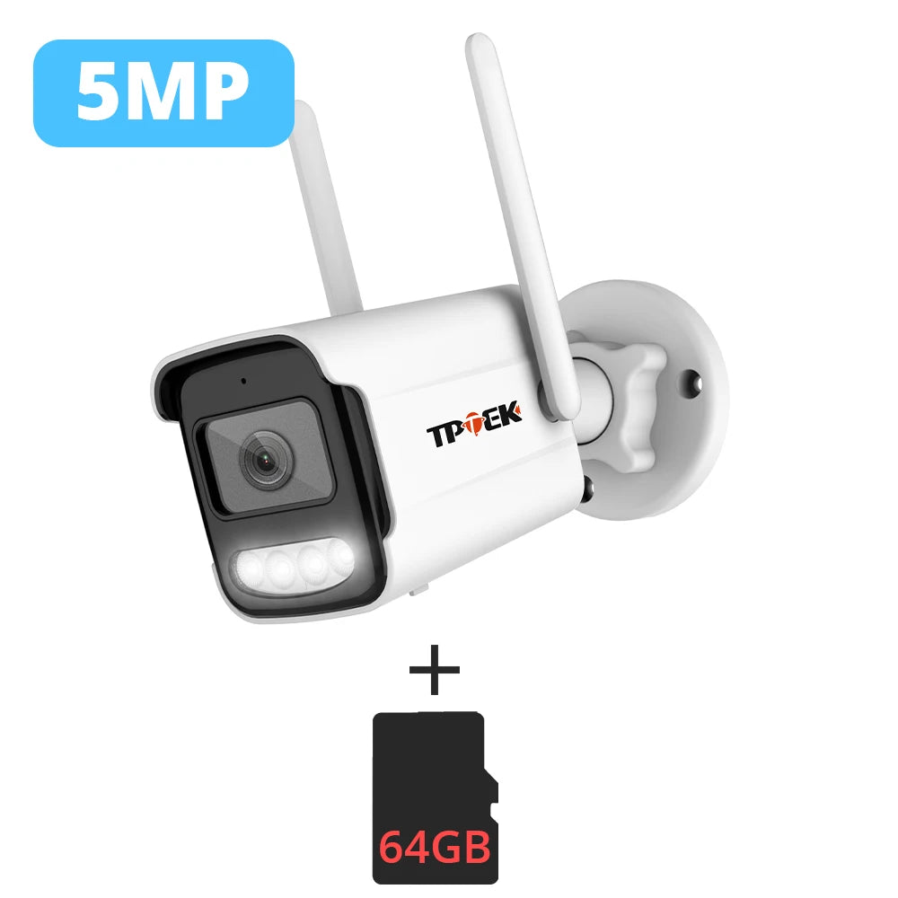 8MP 4K WiFi Wireless Outdoor IP Camera – AI Human Detection CCTV