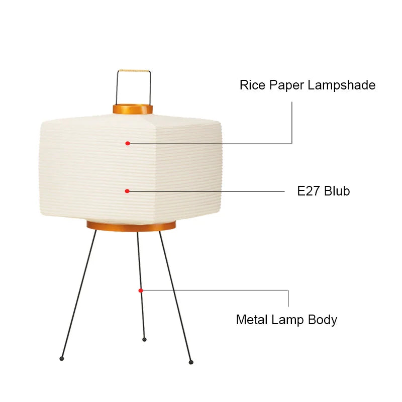 Cartmela Wabi-Sabi Tripod Floor Lamp