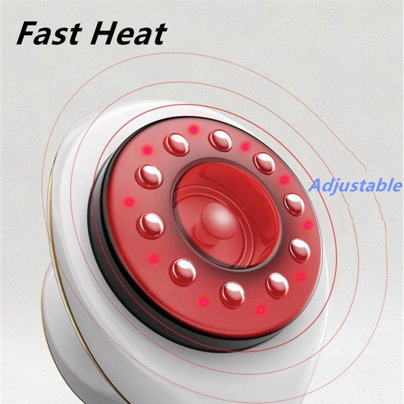 Electric Guasha Cupping Massager – Vacuum Heating Anti-Cellulite Tool