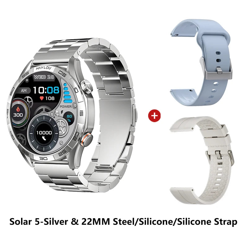 Solar 5 Voice Calling Smartwatch – AMOLED Display