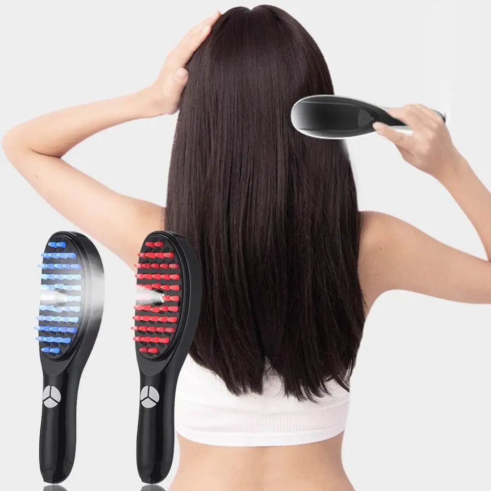 Therabrush Hair Regrowth Comb – Light Therapy & Massage Brush