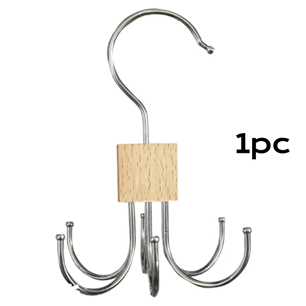 360° Rotating Storage Hanger Hook for Bras, Scarves, Ties & Accessories