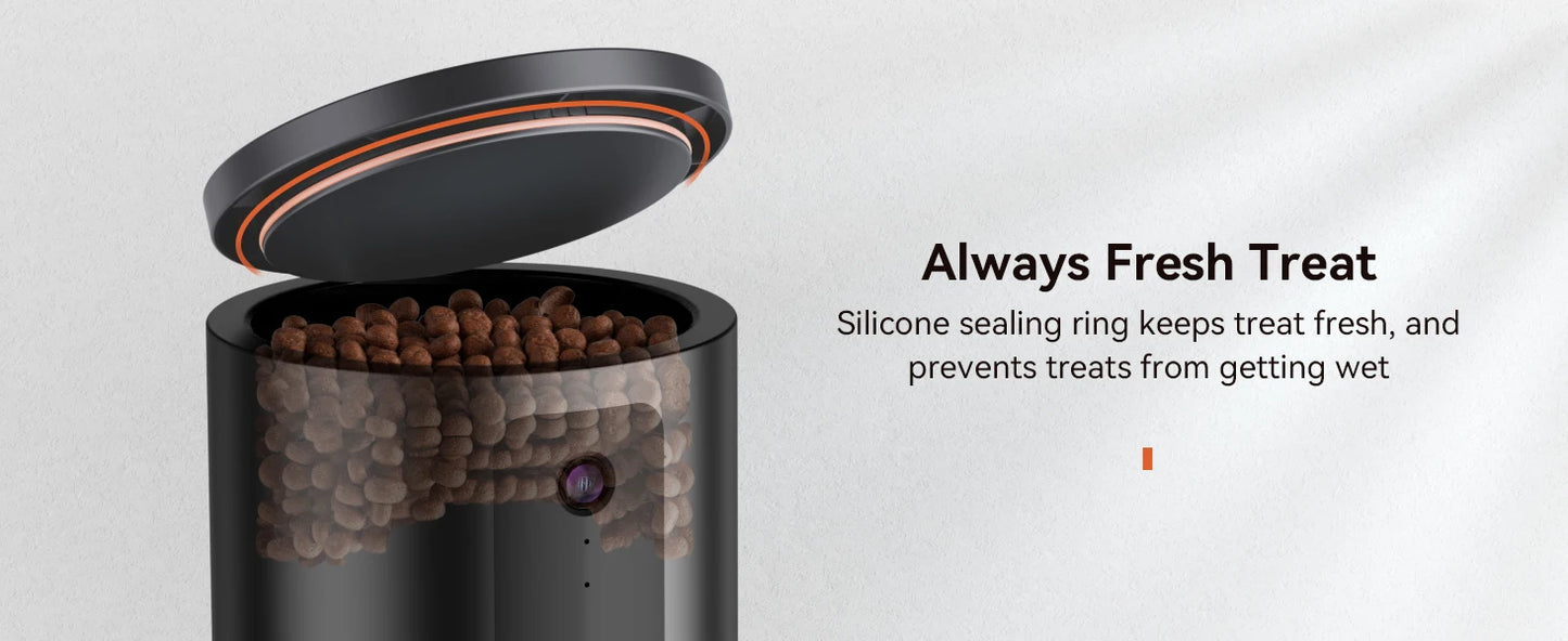 Smart Pet Camera with Treat Dispenser for Dogs and Cats