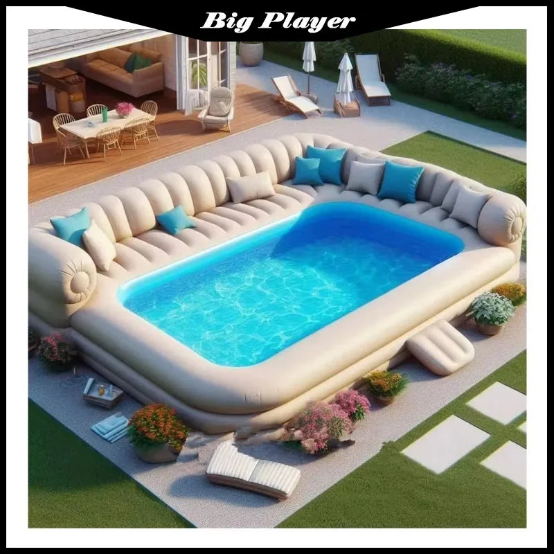 Cartmela Customized Inflatable Pool with Sofa