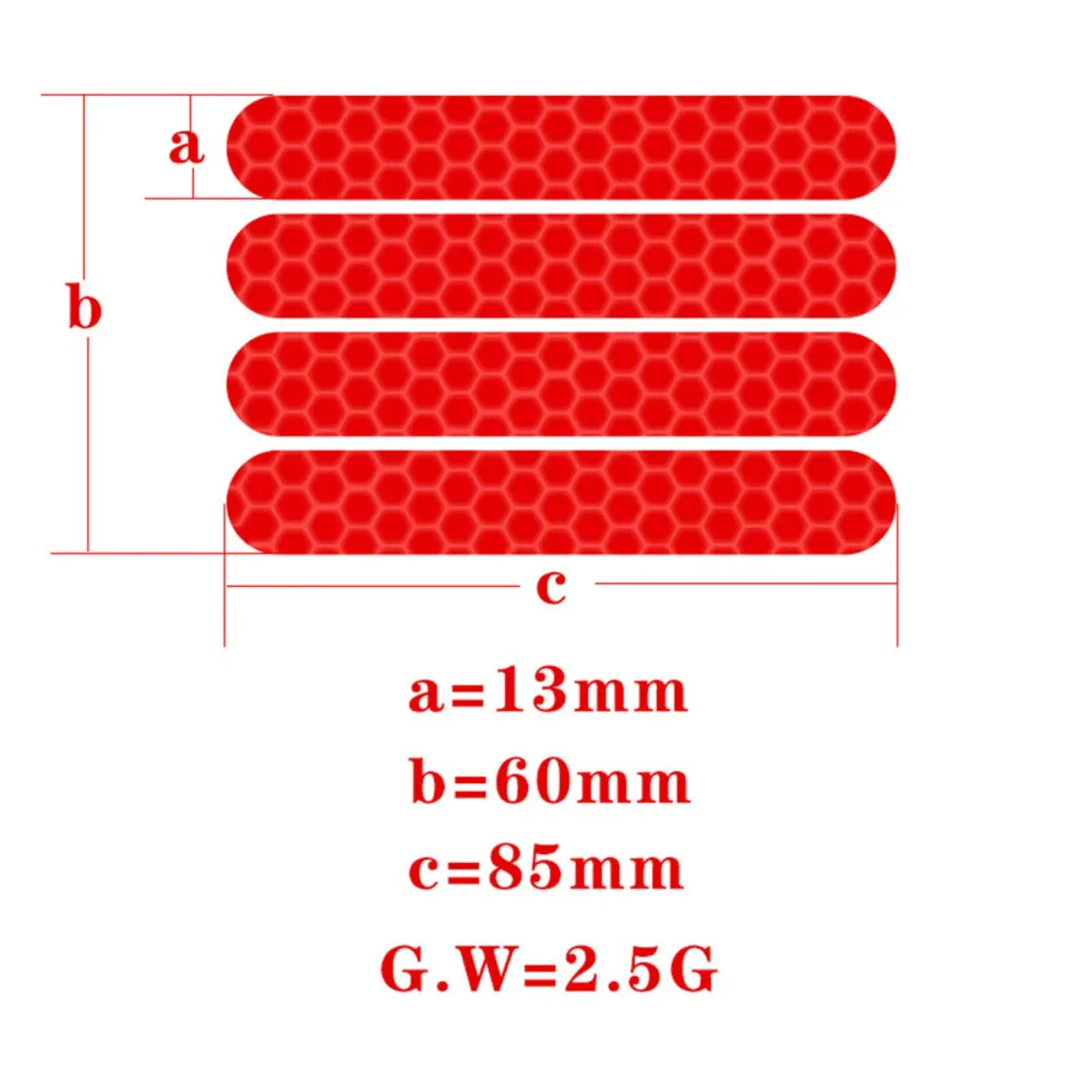 Reflective Stickers for Electric Scooters – Night Safety Accessory