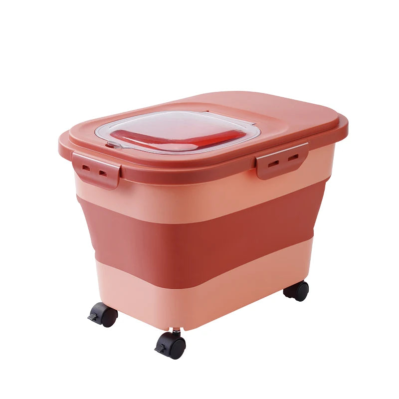 13/33LB Collapsible Cat Dog Food Storage
