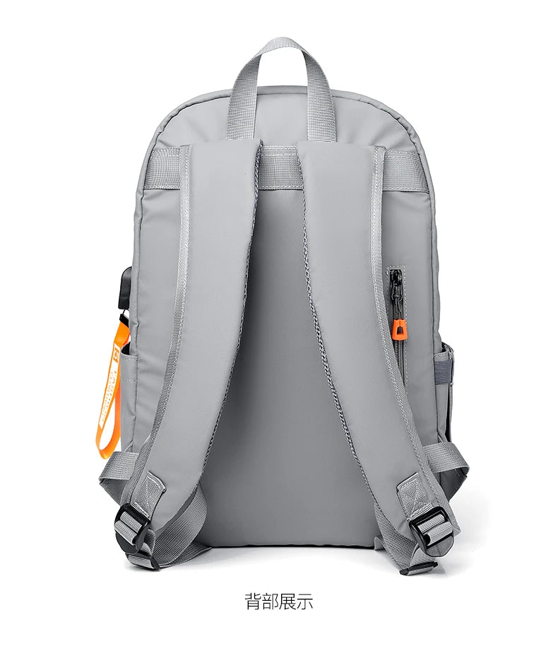 Lightweight Urban Men’s Backpack – Waterproof USB Laptop Bag