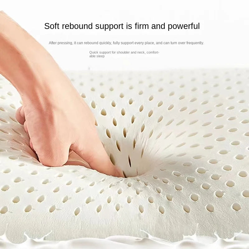 Natural Latex Orthopedic Pillow | Massage Sleep Support Cushion