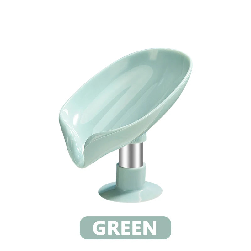 Leaf Shape Soap Holder with Suction Cup
