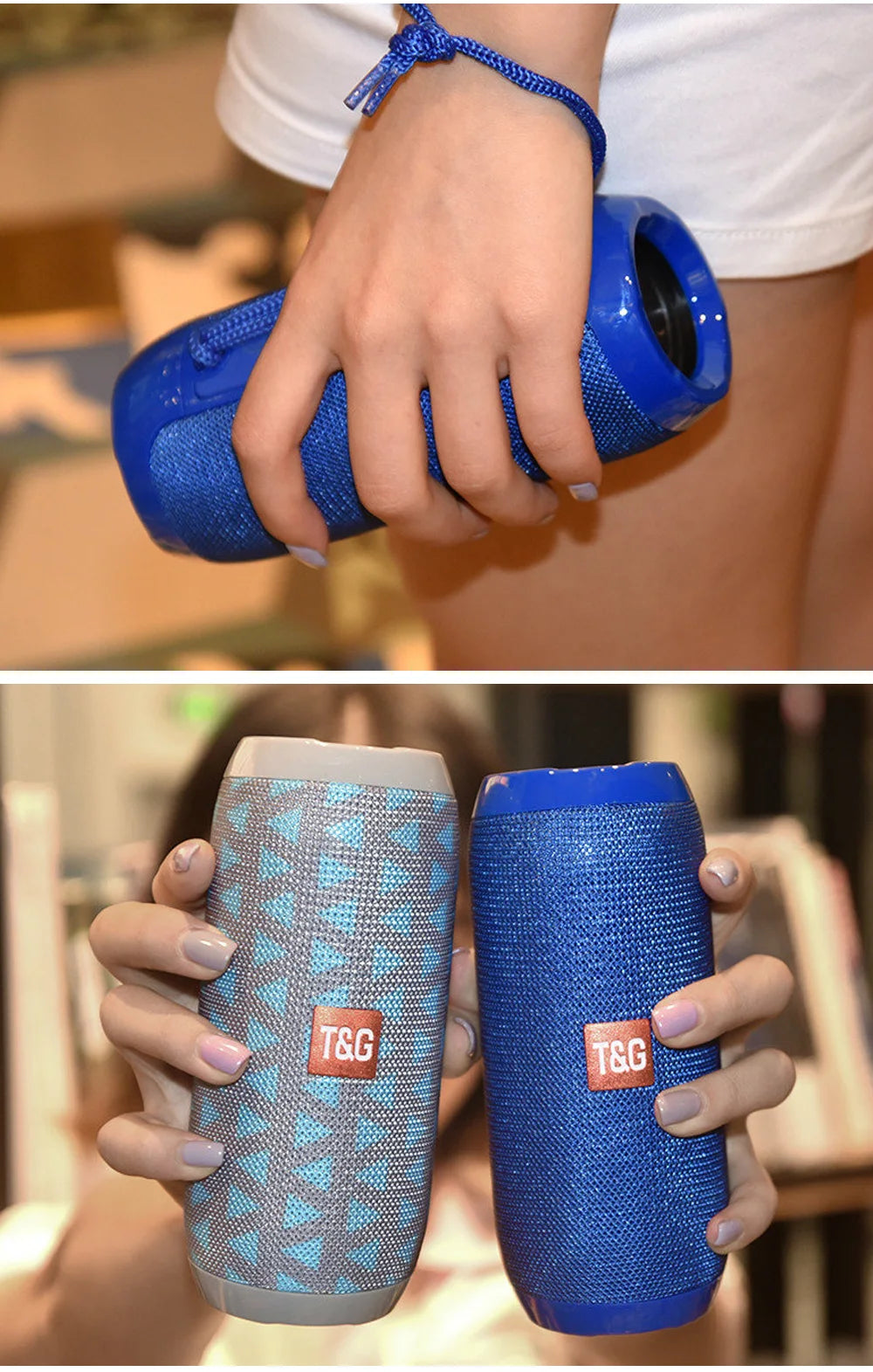 T&G TG117 Bluetooth Speaker Portable Waterproof Outdoor Stereo TWS