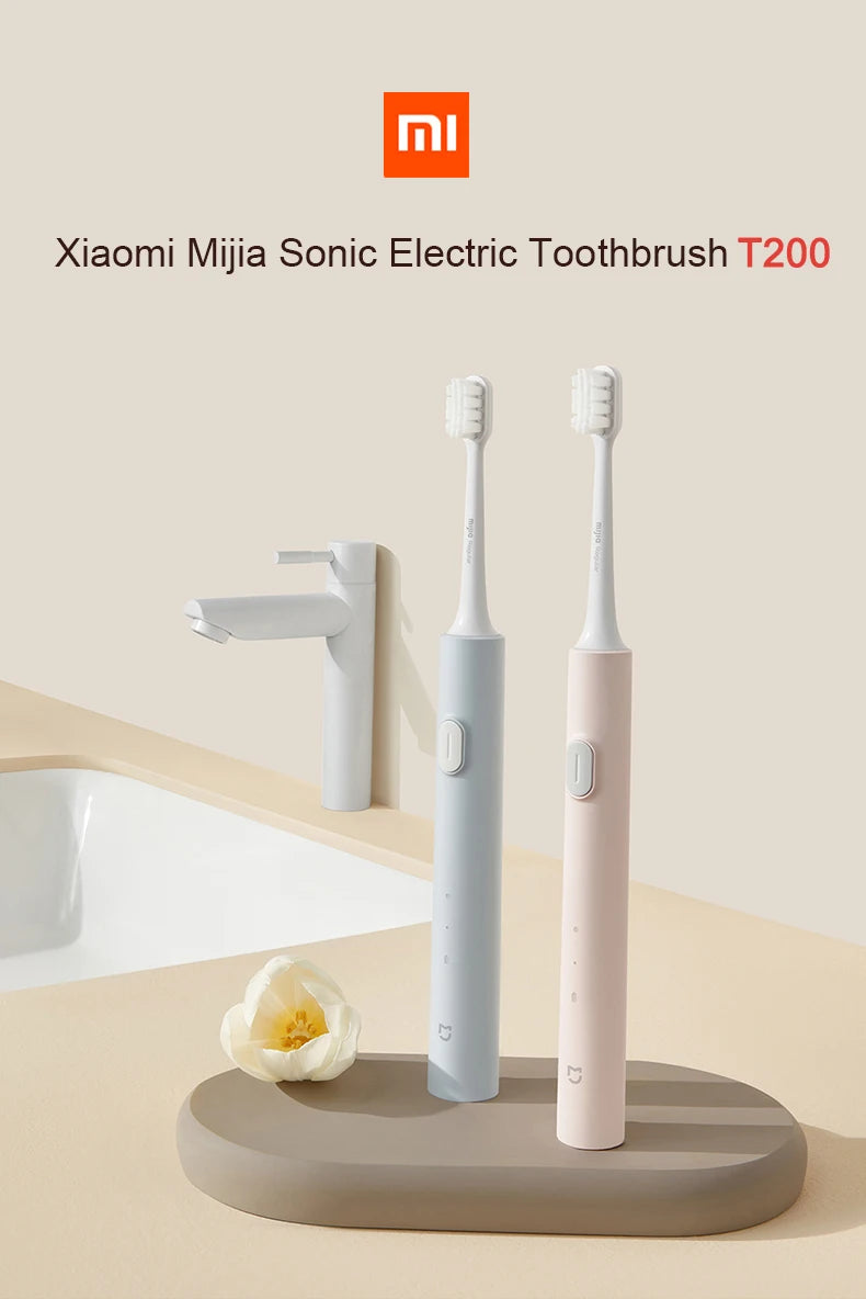 T200 Sonic Electric Toothbrush – Ultrasonic, Waterproof, Smart