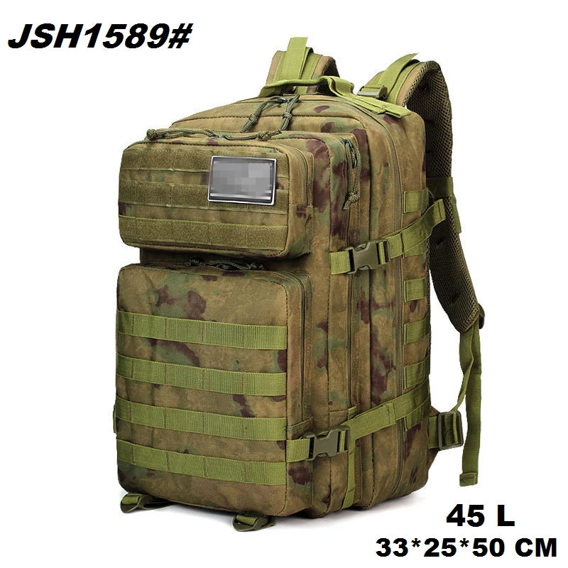 Tactical Backpack – Small Gym, Travel & Hiking Bag with Molle System