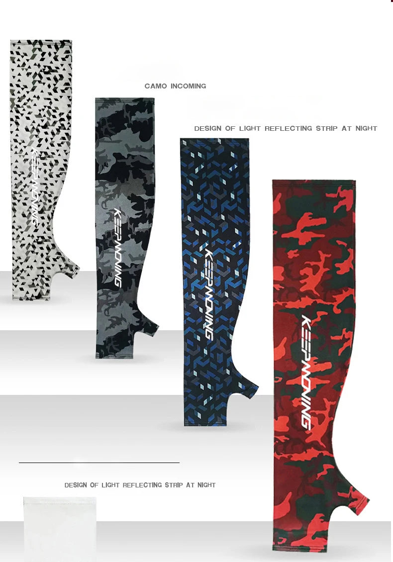 Ice Silk Arm Sleeves –UV Sun Protection for Men & Women Outdoor Sports