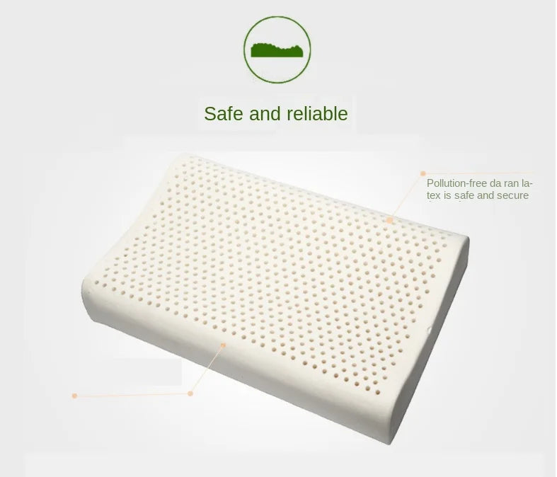 Natural Latex Orthopedic Pillow | Massage Sleep Support Cushion