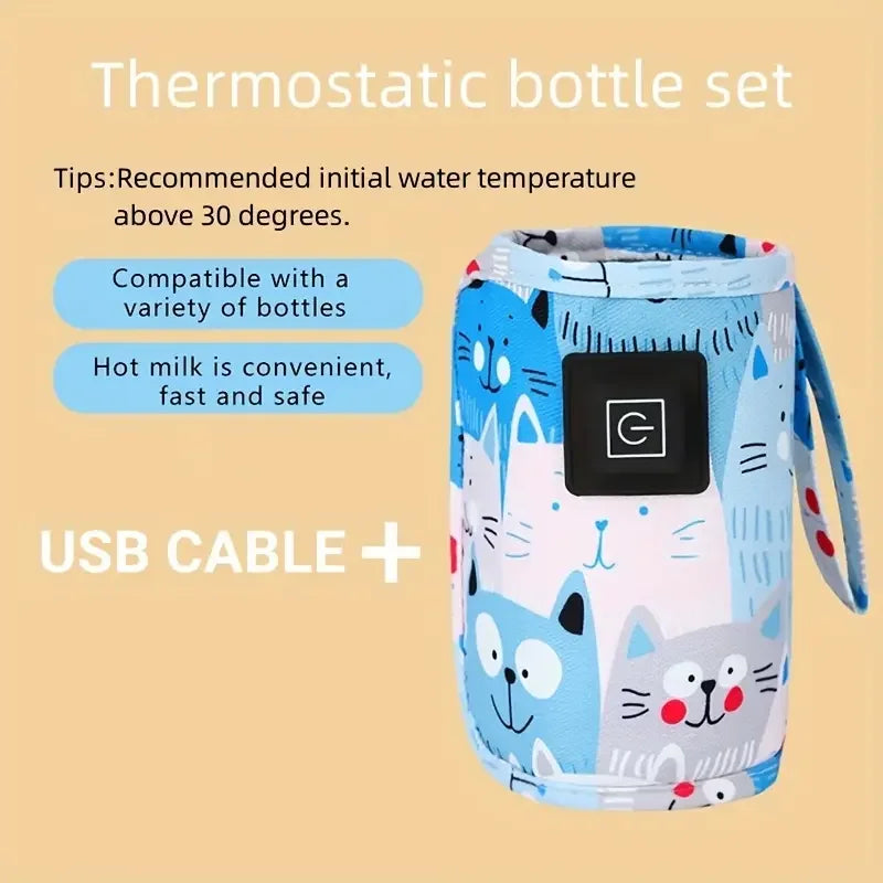 USB Bottle Warmer – Portable Milk & Water Heater Bag