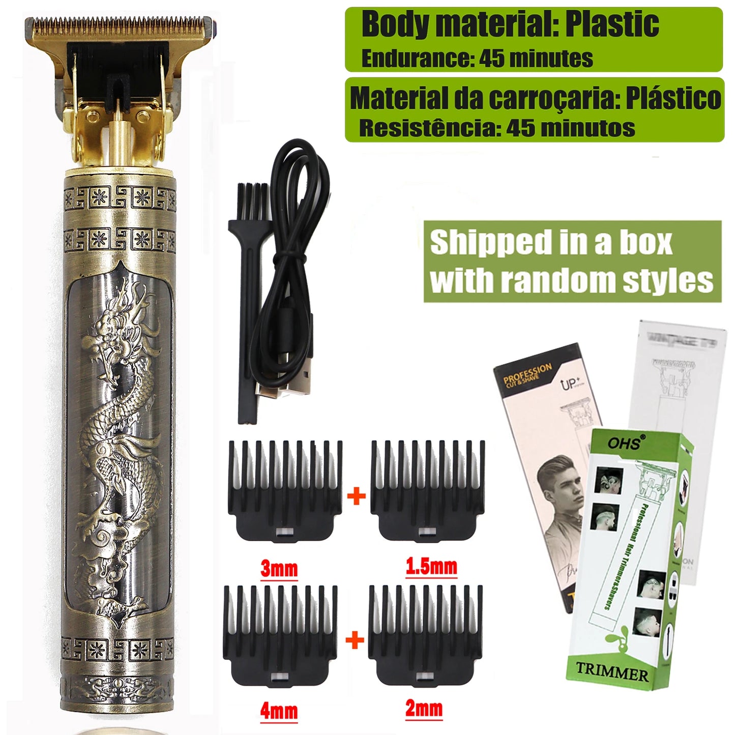 T9 Hair Clipper Zero Gap Trimmer