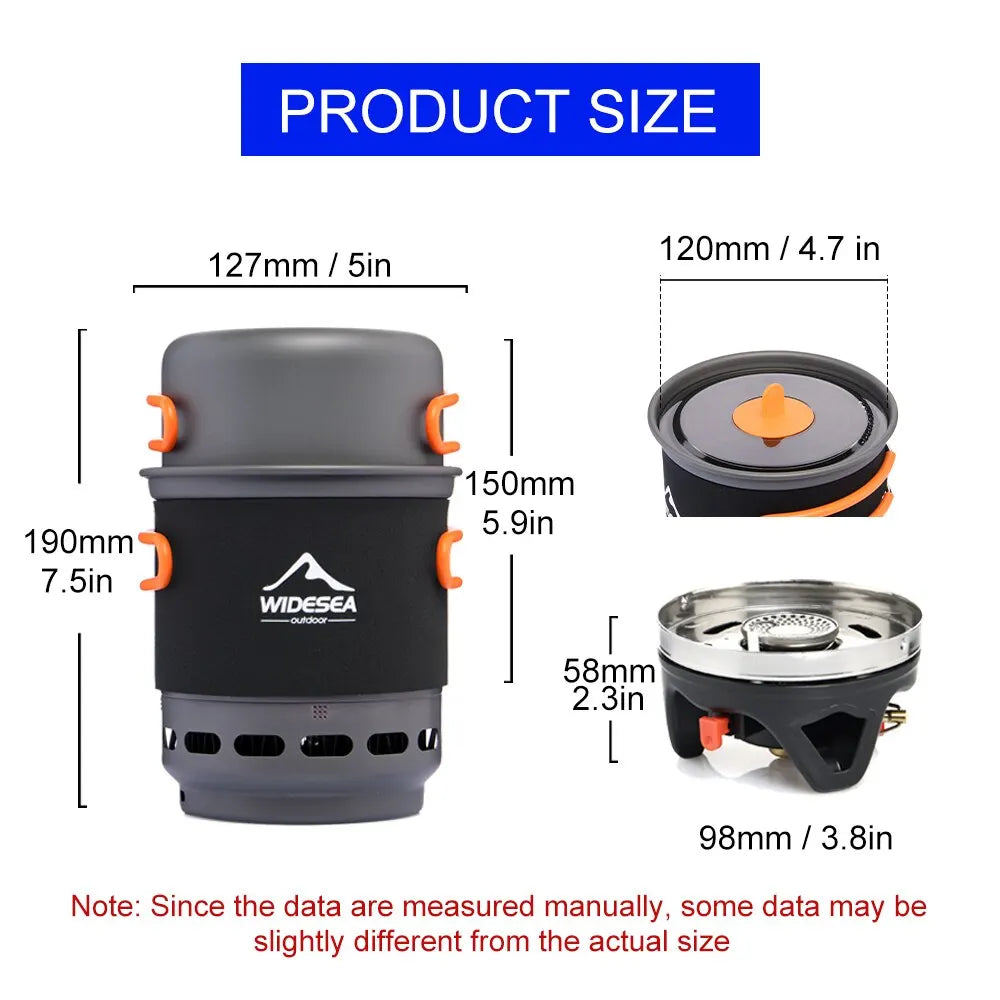 Widesea Compact Camping Cooking System