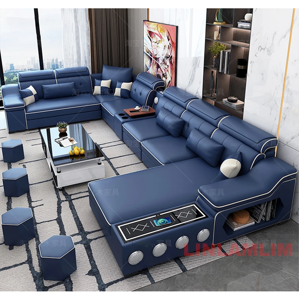 Cartmela Modern Sectional Sofa with Chaise Lounge