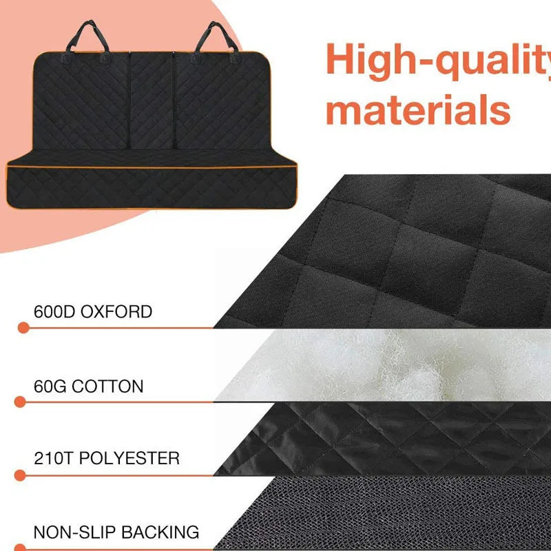 Waterproof Dog Car Seat Cover – Nonslip Rear Protector Mat